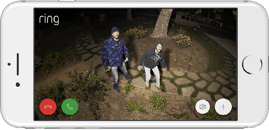 Ring Phone App Thieves Image night